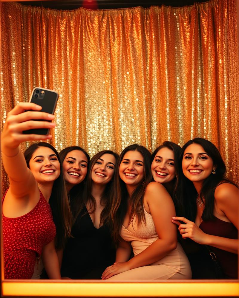 Selfie entre amies